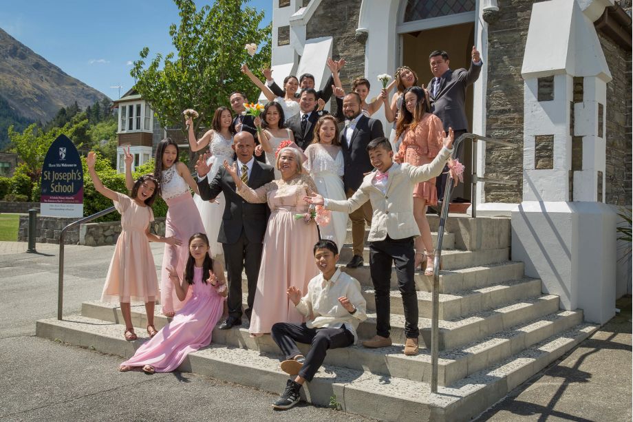 St Josephs Church Queenstown wedding