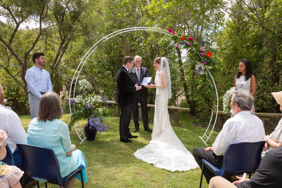 Nga Manu Reserve Waikanae Wedding 