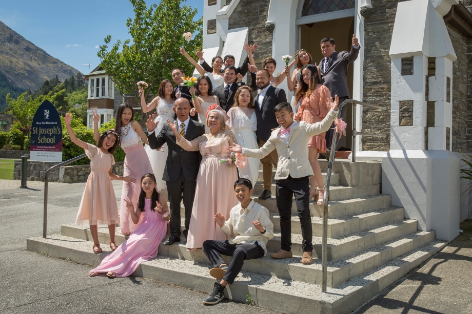 St Josephs Church Queenstown wedding